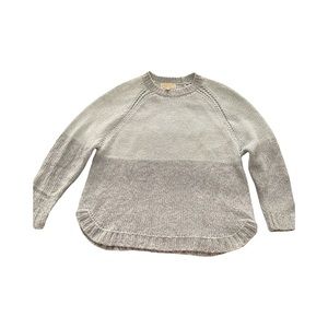 Michael Kors 2 toned silver sweater